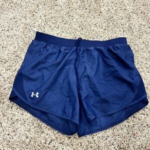 Under Armour Women's Dark Blue Athletic Shorts
